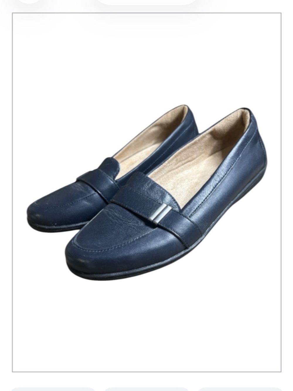 Soul Naturalizer Kentley Slip-On Loafers Blue Leather Women’s Size 7.5